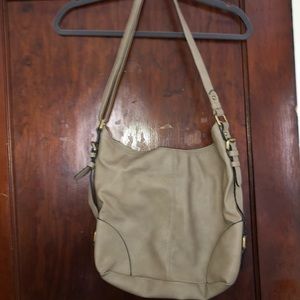 Tan/cream purse